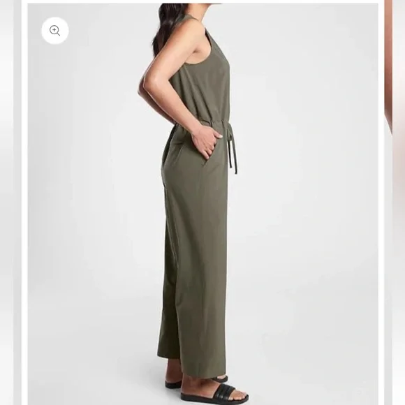 ATHLETA Topanga Jumpsuit, Mountain Olive - Picture 3 of 9